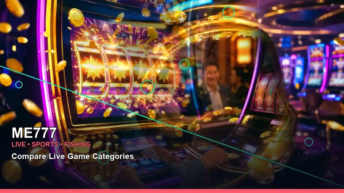ME777 mobile view for live casino and sports games